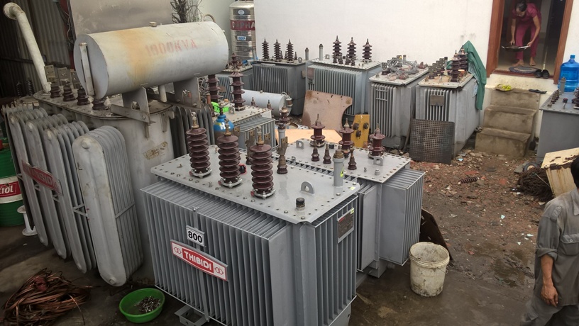 Thu Mua Máy Biến Áp Cũ Toàn Quốc Giá Cao - Hỗ Trợ Tận Nơi ban may bien ap cu cac loai cty thuan long Thu Mua Máy Cũ
