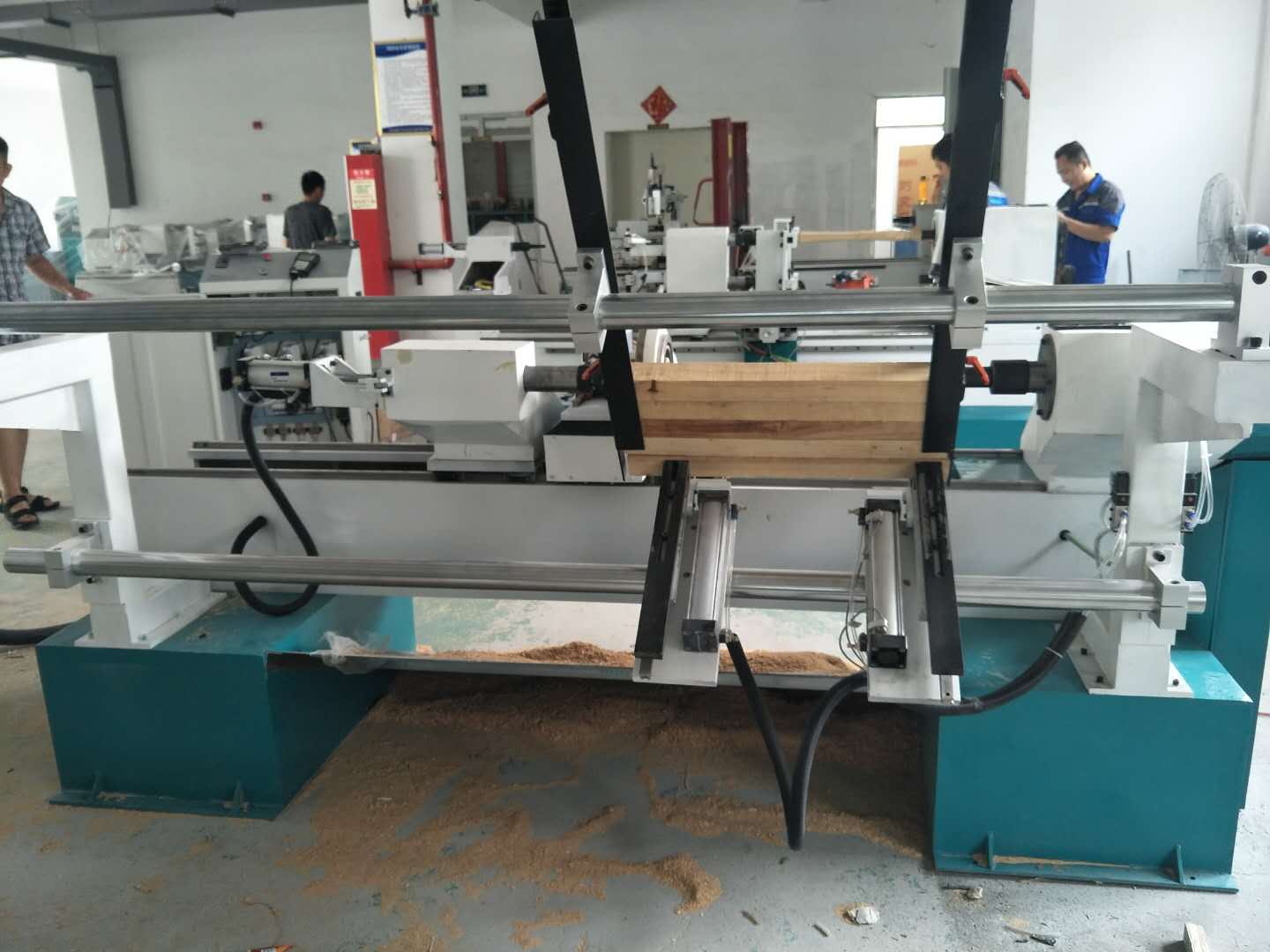Thu Mua Máy Chế Biến Gỗ Cũ Giá Cao - Thanh Lý Nhanh Chóng Toàn Quốc may tien go CNC 1 dau 2 dau Len phoi va xuong phoi tu dong 2 Thu Mua Máy Cũ